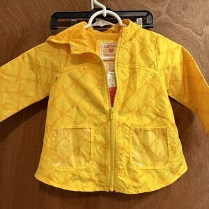 Carter's size 24M Pineapple Rain Jacket